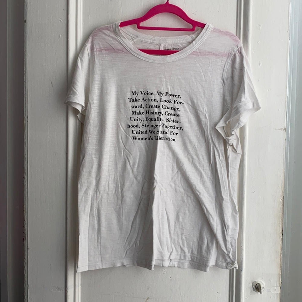 Banana Republic feminist tee (cozy slub)
